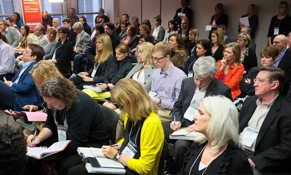 Audience of people