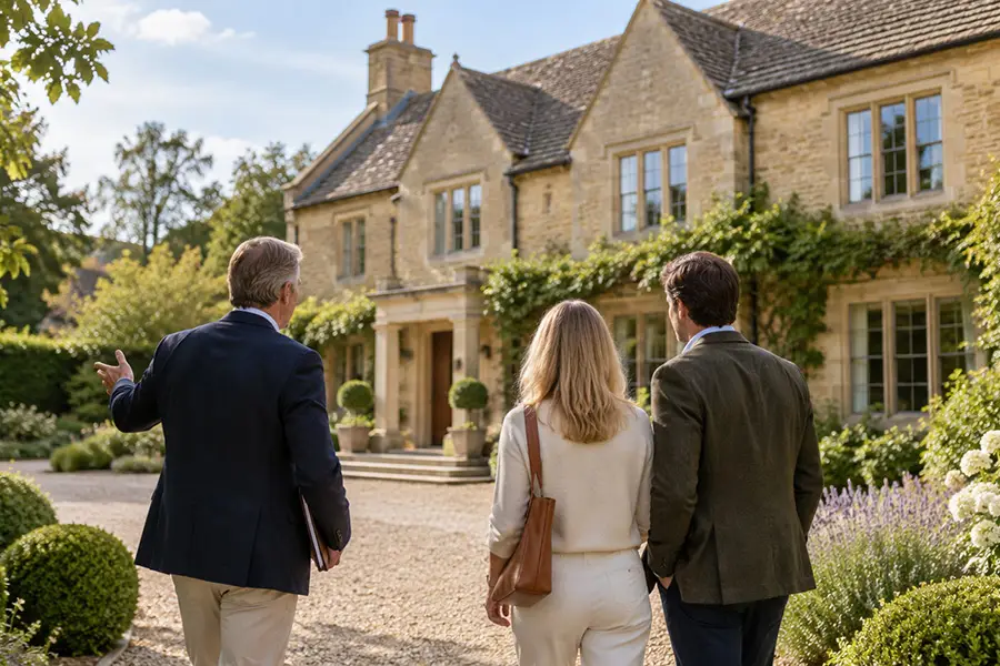 Property Agent at Home Viewing
